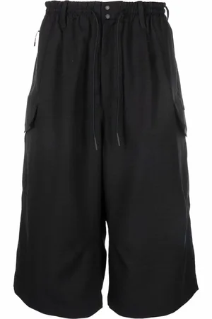 Y-3 Drawstring cargo shorts