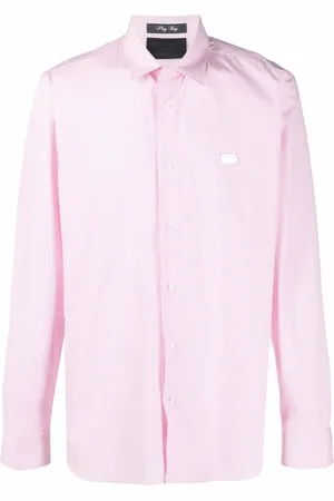 Philipp Plein Skull-print striped shirt