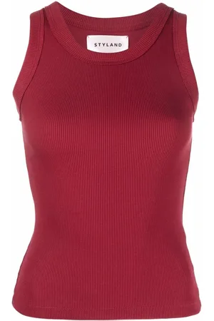 Styland Fine-ribbed tank top
