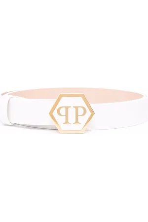 Philipp Plein Hexagon leather belt