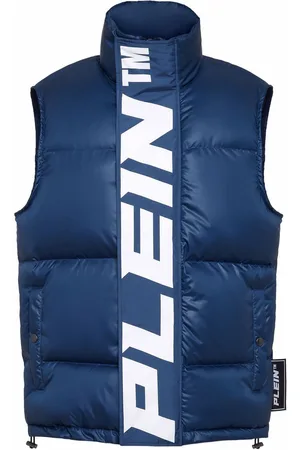 Philipp Plein Padded high-neck logo gilet