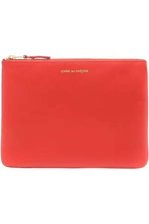 Comme des Garçons Logo-print leather wallet