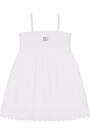 Dolce & Gabbana Embroidered poplin sundress