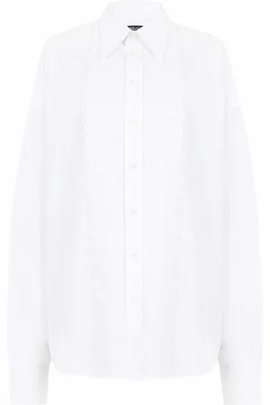 Dolce & Gabbana Broderie-anglaise cotton shirt