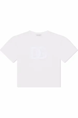 Dolce & Gabbana DG-logo openwork T-shirt