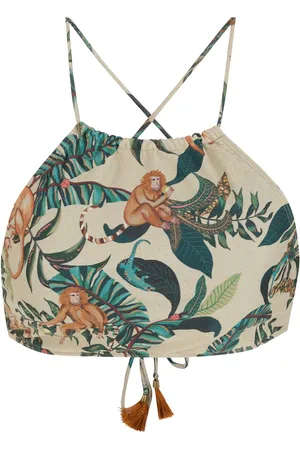 Lygia & Nanny Ilana floral-print bikini top