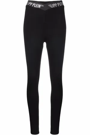 Philipp Plein Logo-embellished leggings
