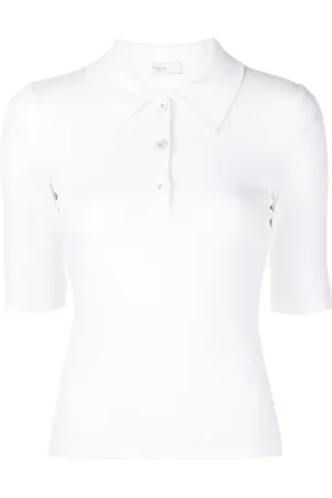 ROSETTA GETTY Short-sleeve cotton polo shirt