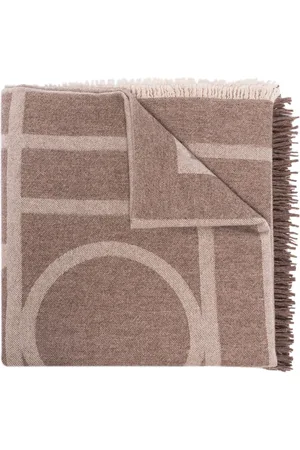 Totême Large monogram scarf