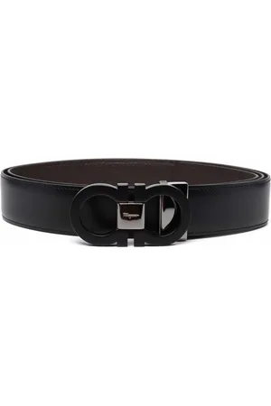 SALVATORE FERRAGAMO Ferragamo Gancini Buckle Belt - Black for Men