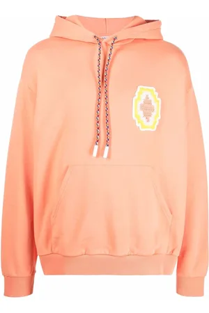 MARCELO BURLON Macram?? Cross logo patch hoodie