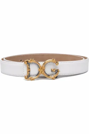Dolce & Gabbana DG-logo leather belt