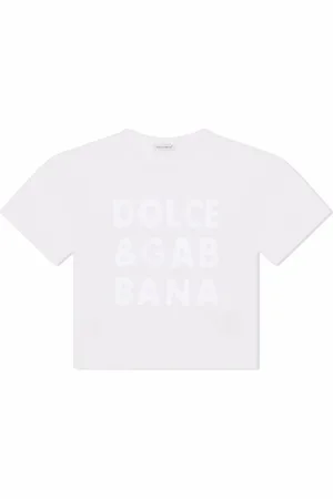 Dolce & Gabbana DG-logo openwork T-shirt