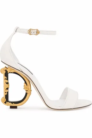 Dolce & Gabbana Baroque DG 105mm leather sandals