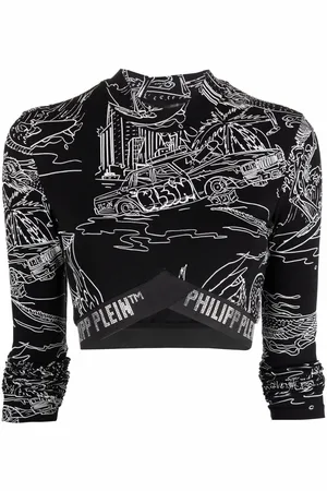 Philipp Plein Graphic logo jogging top