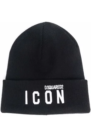 Dsquared2 Icon logo-embroidered knitted beanie