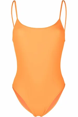 Manokhi Scoop-neck backless swimsuit