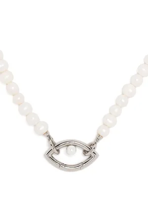 CAPSULE ELEVEN Eye pearl necklace