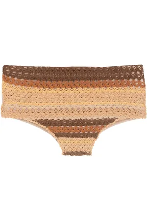 AMIR SLAMA Crochet swim briefs