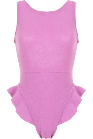 CLUBE BOSSA Goya ruffle trim swimsuit