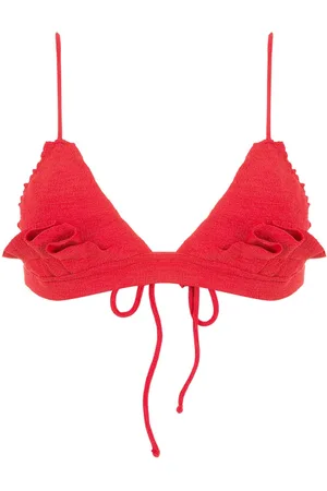 CLUBE BOSSA Winni ruffle-embellished bikini top