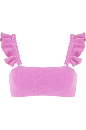 CLUBE BOSSA Zarbo ruffle-embellished bikini top