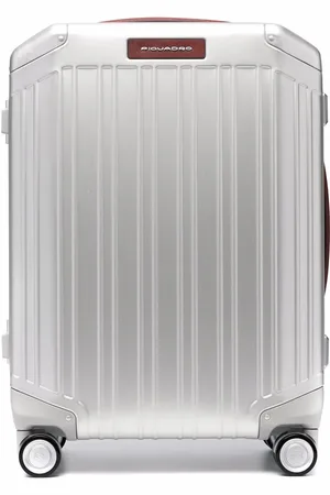 Piquadro Aluminium ridged 4-wheel suitcase