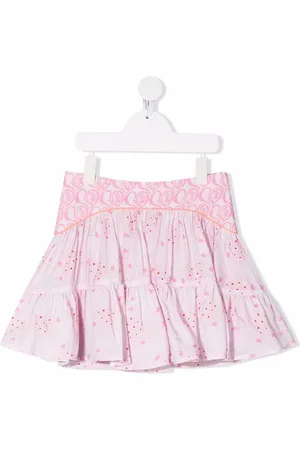 Chloé Floral-print tiered skirt