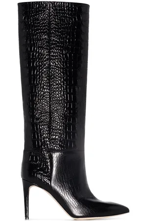 PARIS TEXAS Crocodile-embossed boots