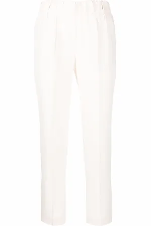 Brunello Cucinelli Cropped slim-fit trousers
