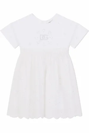 Dolce & Gabbana Embroidered poplin midi dress