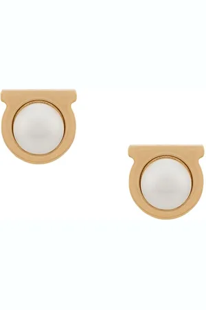 Salvatore Ferragamo Gancini stud earrings