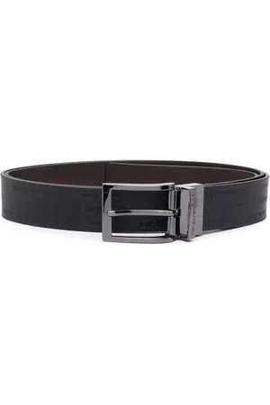 Emporio Armani All-over embossed logo belt