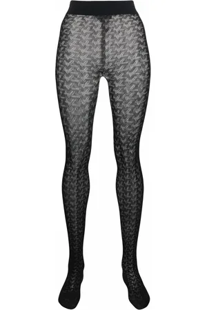 Zadig & Voltaire Monogram-embroidered tights