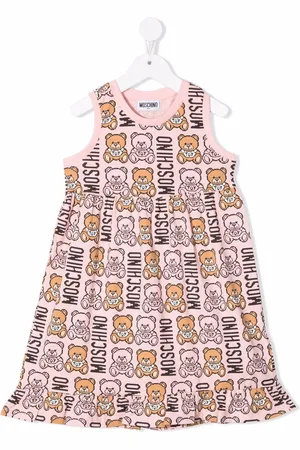 Moschino Teddy bear intarsia dress