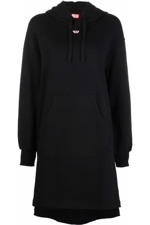 Diesel D-Ilse cotton hoodie dress