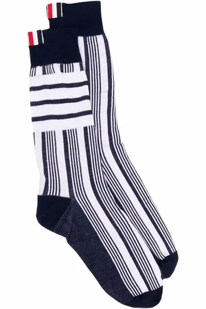 Thom Browne Striped calf-length socks