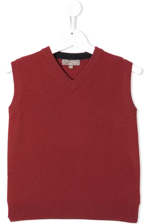 N.PEAL Organic cashmere knitted vest top