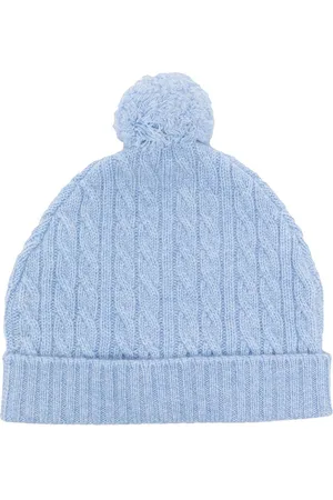 N.PEAL Knitted organic cashmere hat
