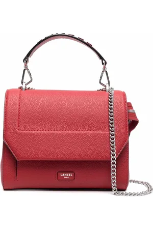 LANCEL Leather chain-strap tote bag