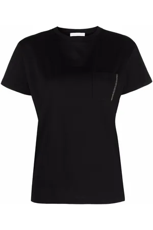 Fabiana Filippi Chest-pocket fitted T-shirt
