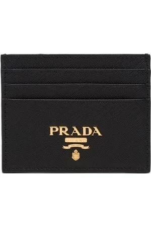 Prada Compact front logo cardholder