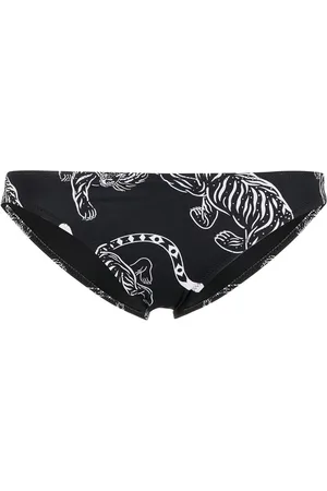 Solid The Eva tiger-pint bikini bottoms