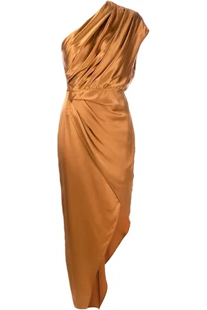 Michelle Mason Asymmetric open back dress