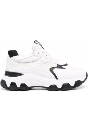 Hogan Logo-patch lace-up sneakers