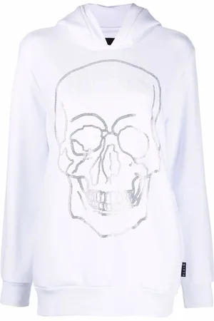Philipp Plein Crystal Skull long-sleeve hoodie