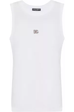 Dolce & Gabbana Women Tank Tops - DG sleeveless T-shirt