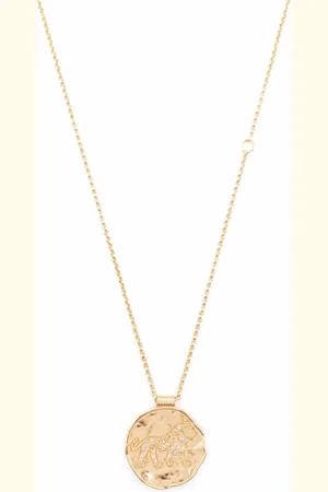 Maje Zodiac medal necklace