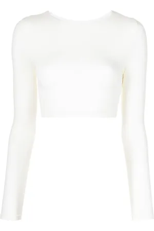 Fleur Du Mal Heart Sheer long-sleeve Bodysuit - Farfetch