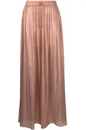 MARIA LUCIA HOHAN Sheer silk palazzo pants